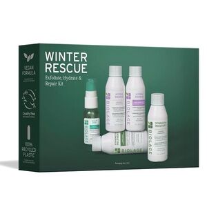 Biolage Winter Rescue Exfoliate, Hydrate & Repair Kit NWT